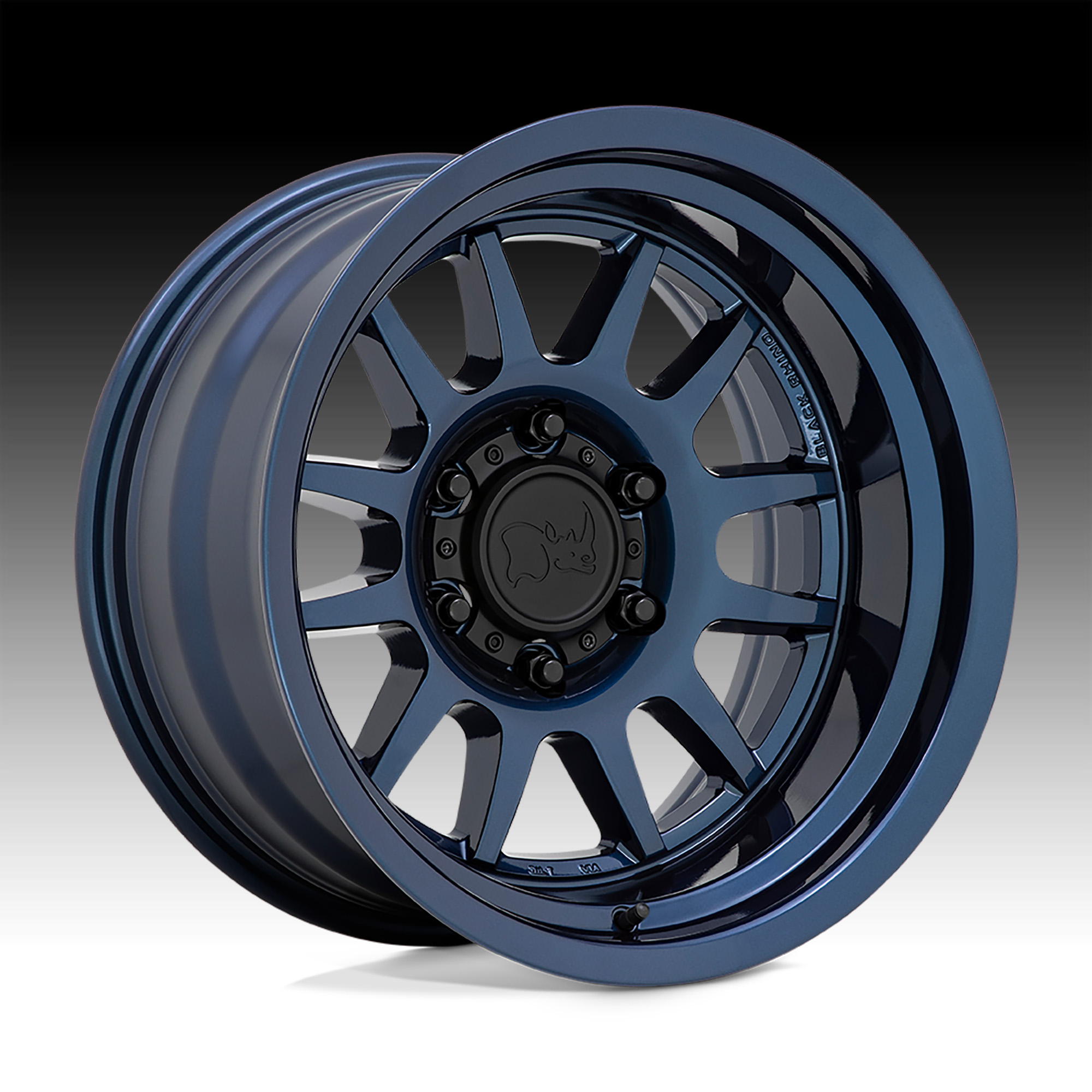 Black Rhino Guide Midnight Blue Custom Truck Wheels - Guide (FFT